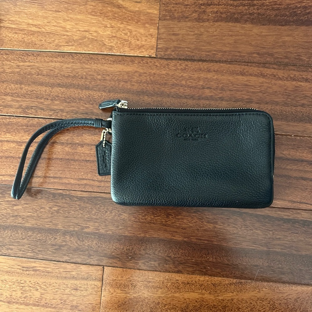 Coach Black Wallet/Wristlet